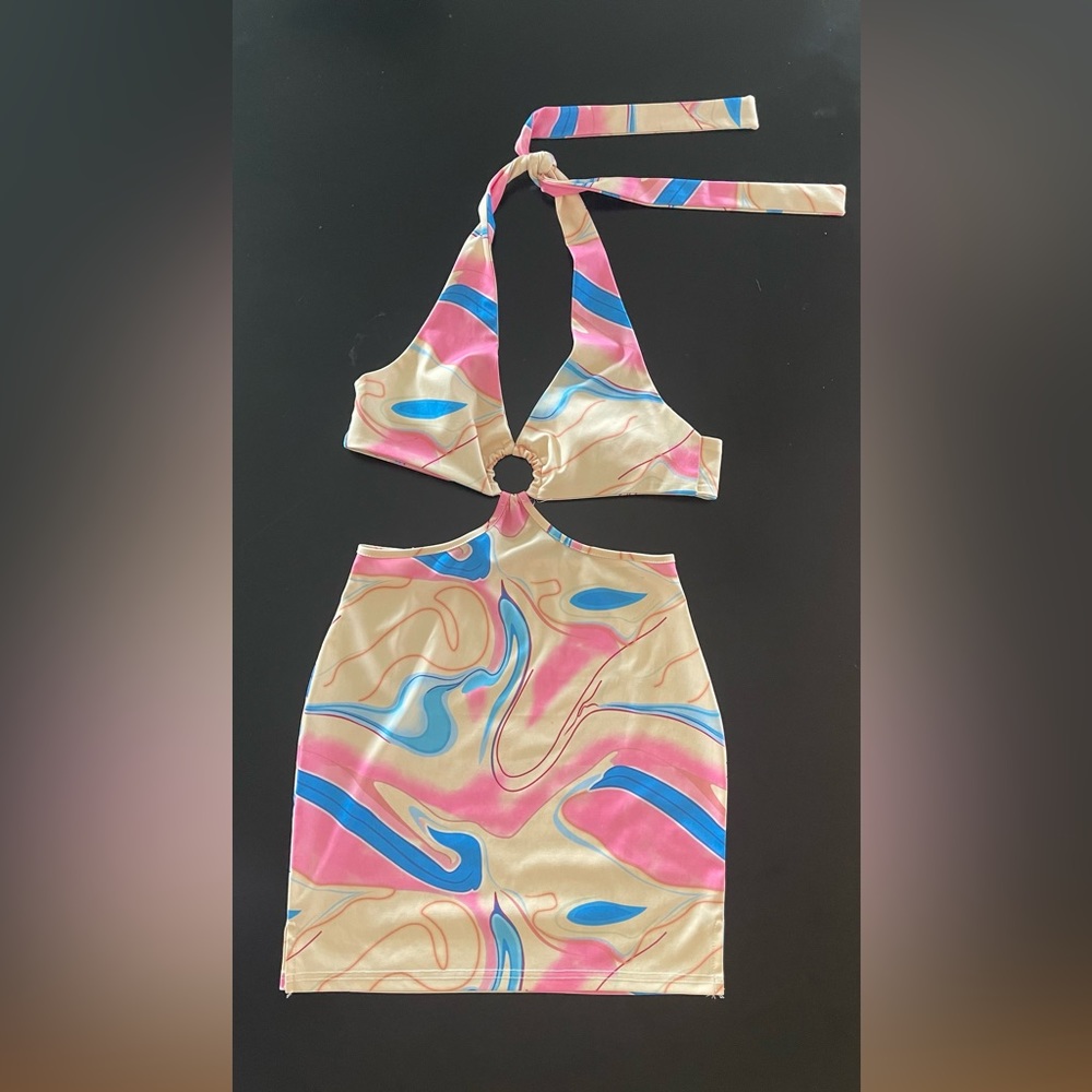 Multicolored Festival Dress Size Medium